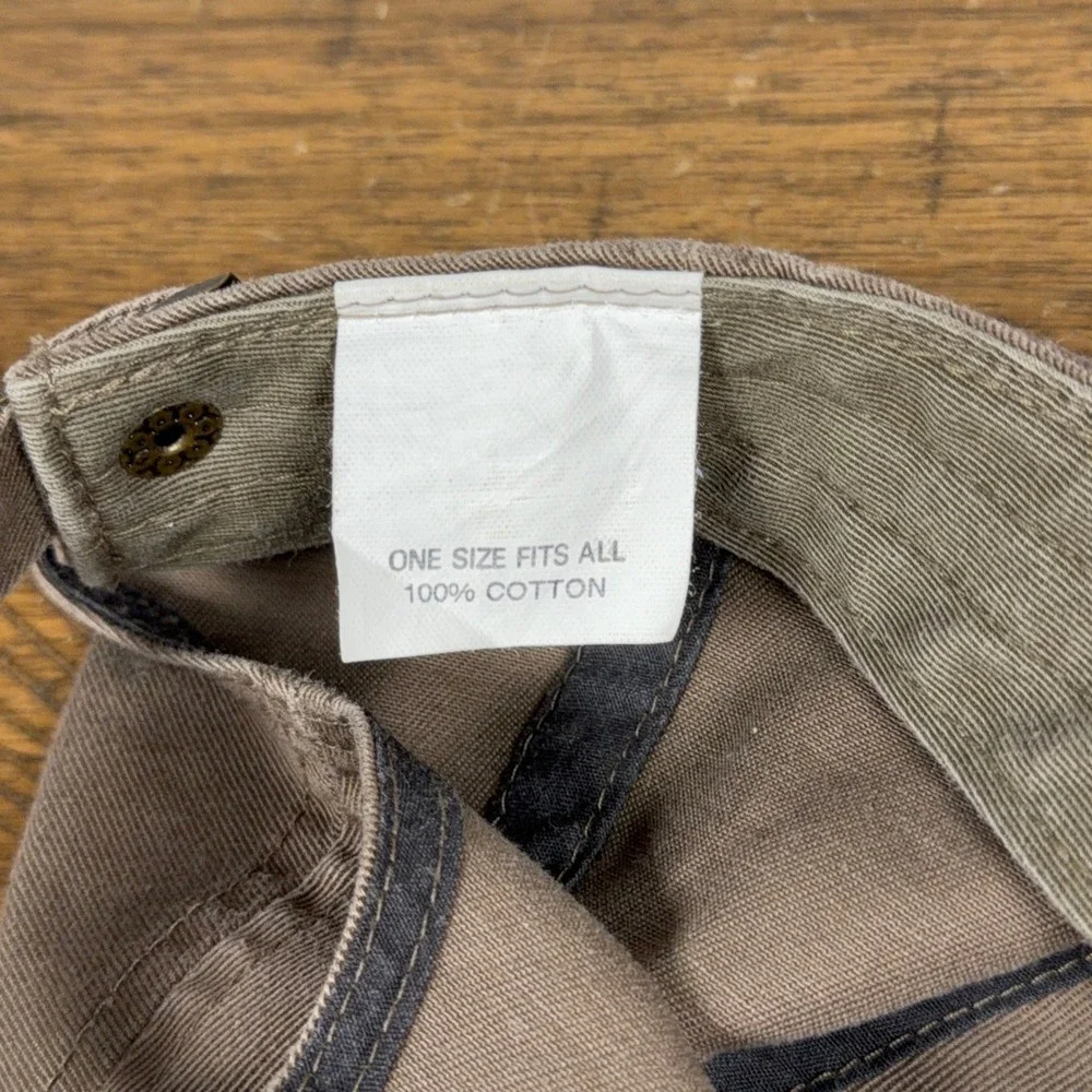 VTG Titleist Hat Mens Brown Script Logo Adjustable Cotton Golf Dad Cap Y2K